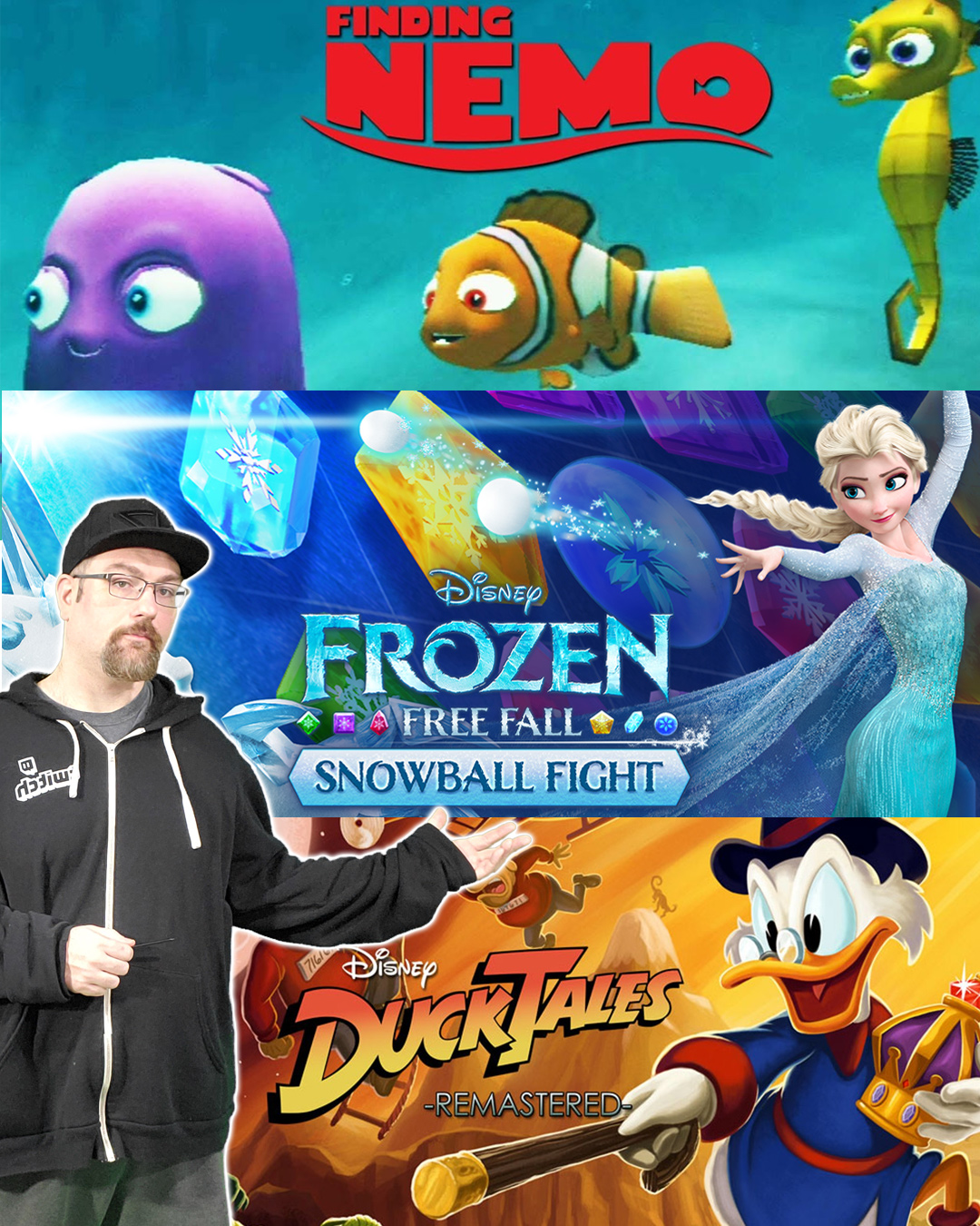 Finding Nemo, Frozen Snowball Fight, and DuckTales going live image