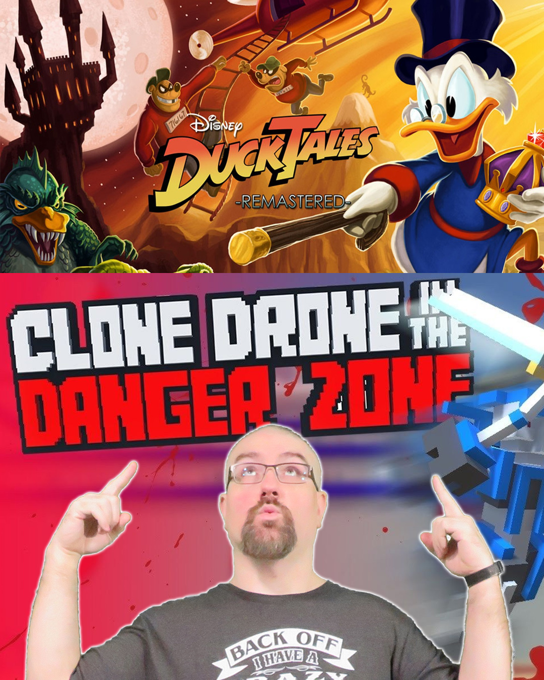 DuckTales and Clone Drone in the Danger Zone going live image