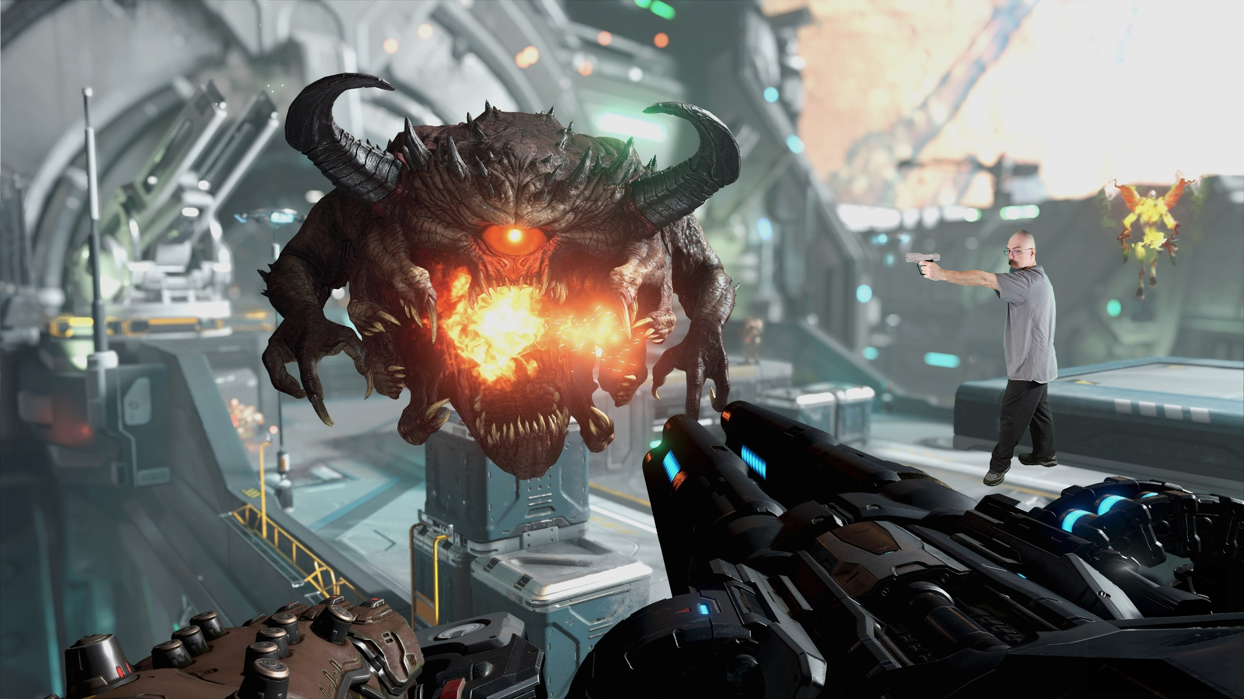 Okay, that big head floating thing is much uglier than the other big head floating thing