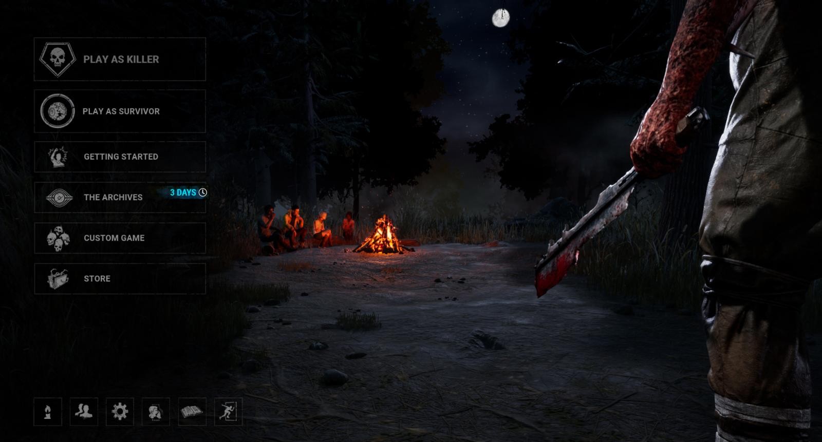 Dead by Daylight's new main menu