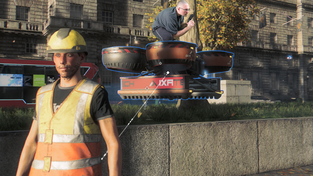 A lot of people have these drones, which make sneaking to the roof a lot easier.