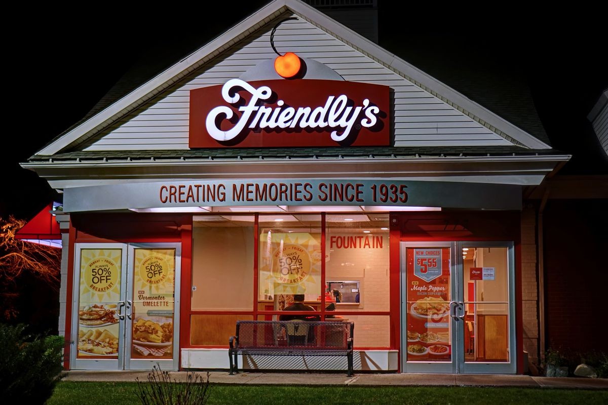 Take me out to friendly's because it's amazing food.