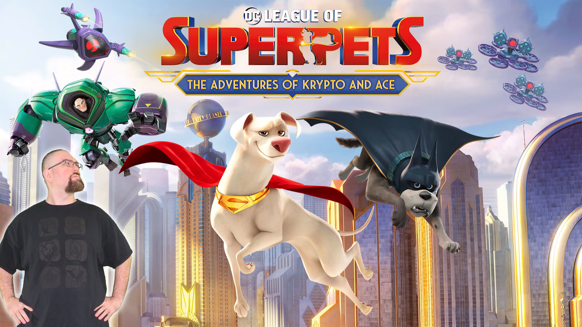 DC League of Super-pets: The Adventures of Krypto and Ace is a game that takes place after the movie, but features characters and references plot points from the movie