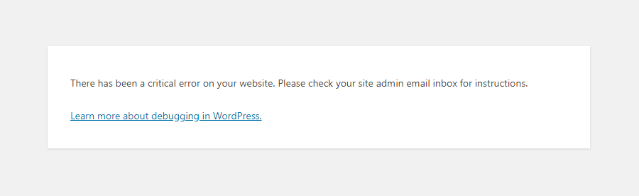 These WordPress errors are not very useful at all.