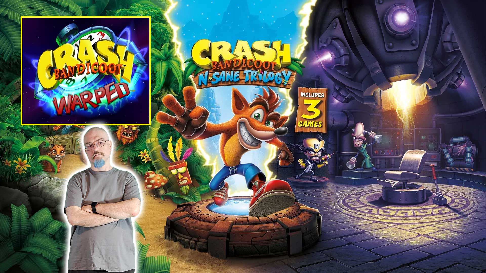 Crash 3 was probably the easiest of the 3, also the shortest.