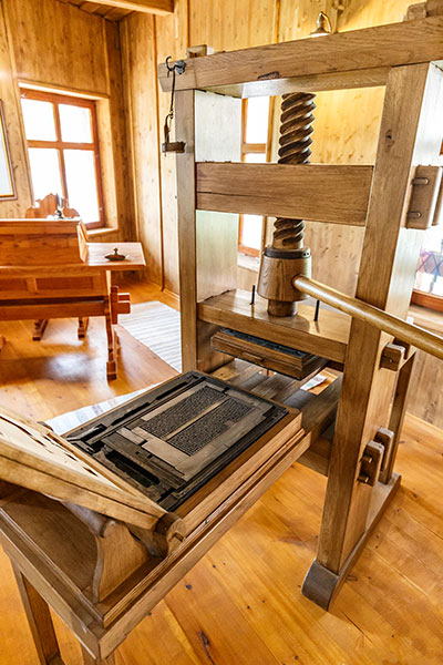 The printing press allowed most people the ability to have books, where it was usually reserved for the upper class before hand.